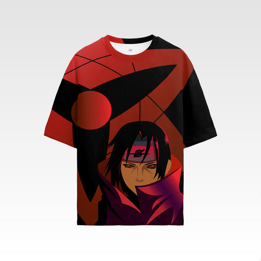 Itachi | Sharingan - Oversize Unisex T-shirt (All Over Print)