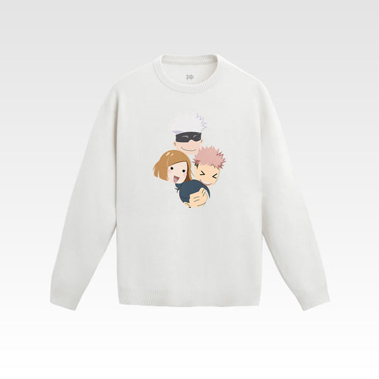 Jujutsu Kaisen Cute Characters | Unisex Jujutsu Kaisen Sweatshirt (regular fit)