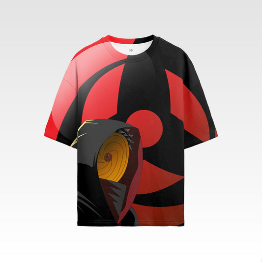 Obito - Sharingan - Oversize Unisex T-shirt (All Over Print)