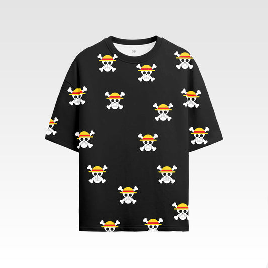 One Piece Flags | One Piece - Unisex Oversize Tshirt (All Over Print)