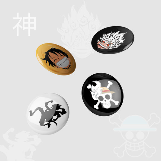 One Piece Pin Badge Bundle (4 Badges)