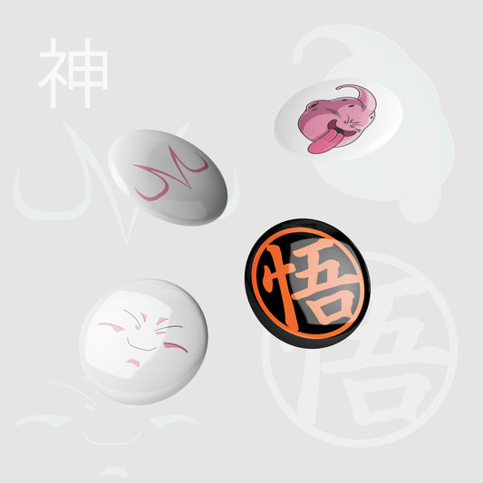 Dragon Ball Badge Bundle (4 badges)